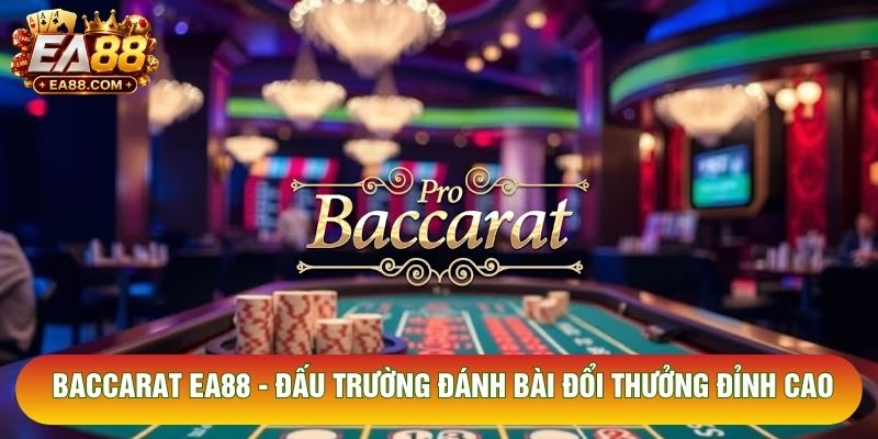 Baccarat EA88 - Đấu Trường Đánh Bài Đổi Thưởng Đỉnh Cao