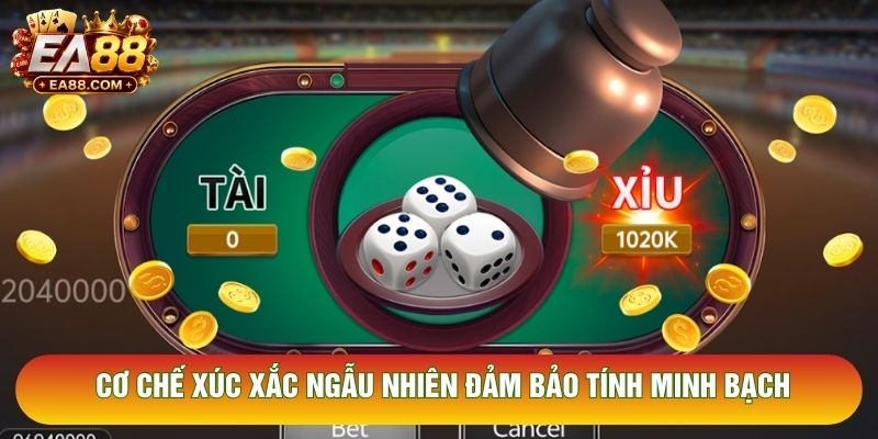 Cơ chế xúc xắc ngẫu nhiên đảm bảo tính minh bạch