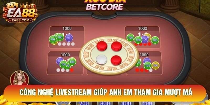Công nghệ livestream giúp anh em tham gia mượt mà