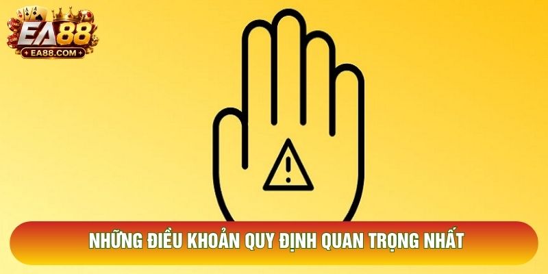 Những điều khoản quy định quan trọng nhất
